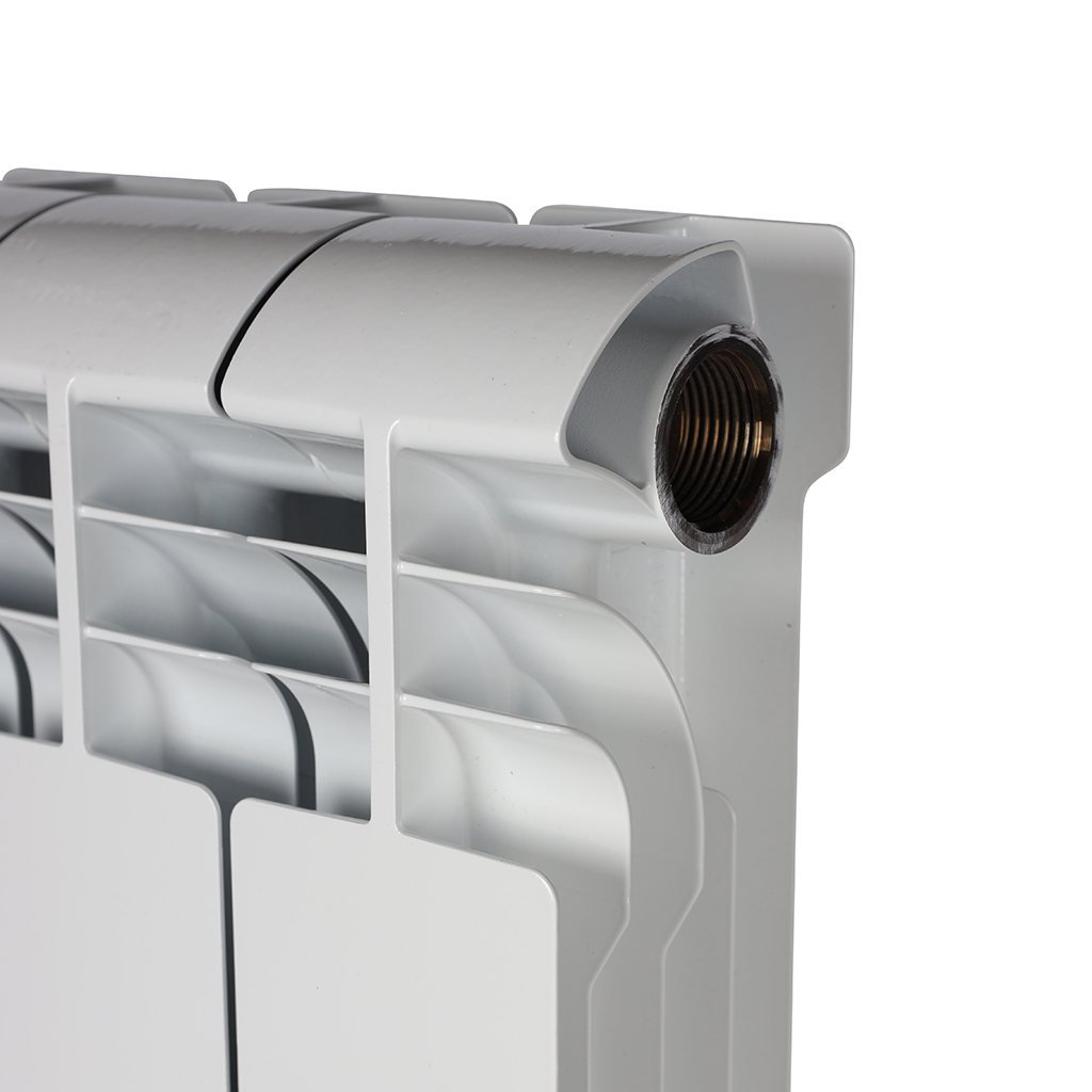 Радиатор биметаллический STOUT VEGA 500 6 секций боковое подключение (белый RAL 9016), SRB-1310-050006