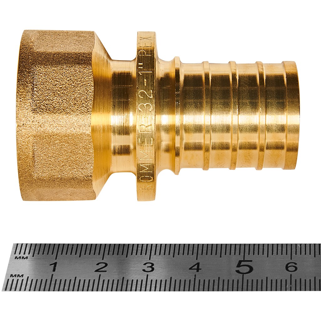 Переходник с внутренней резьбой ROMMER 32xG 1 для труб из сшитого полиэтилена аксиальный