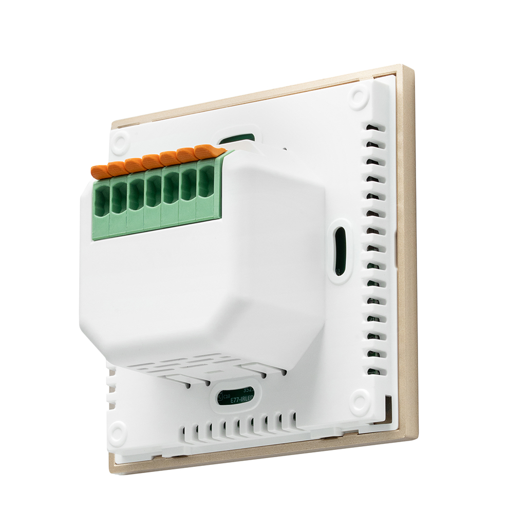 Терморегулятор электронный Теплолюкс Solus Zen Wi-Fi белый/золото, 100000379300