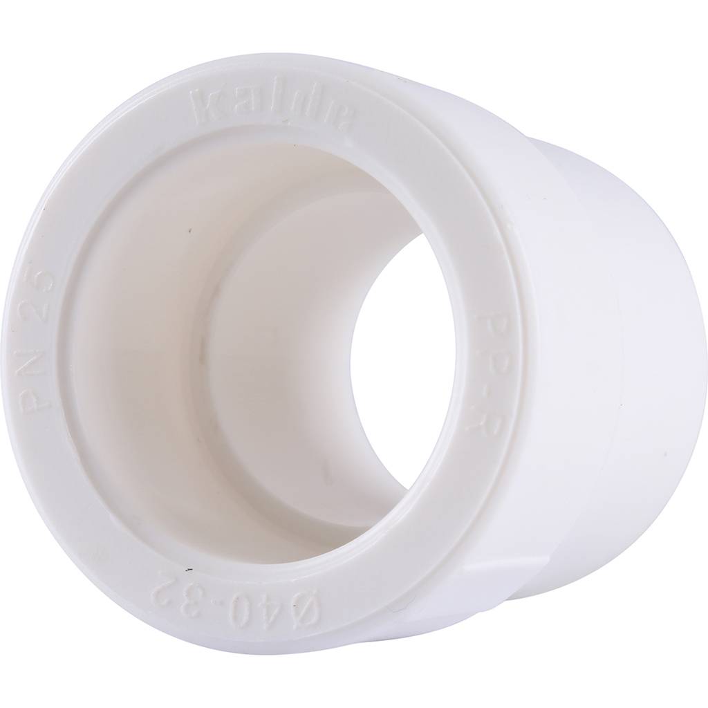 Муфта переходная Kalde 40х32 для полипропиленовых труб под сварку (цвет белый), 3212-rdc-403200