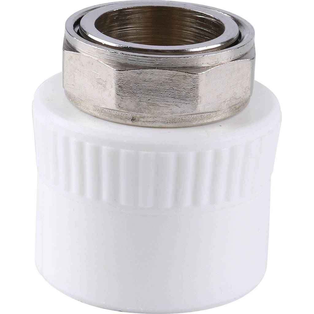 Муфта комбинированная Kalde с накидной гайкой 32х1 для полипропиленовых труб под сварку, 3222-tun-321000