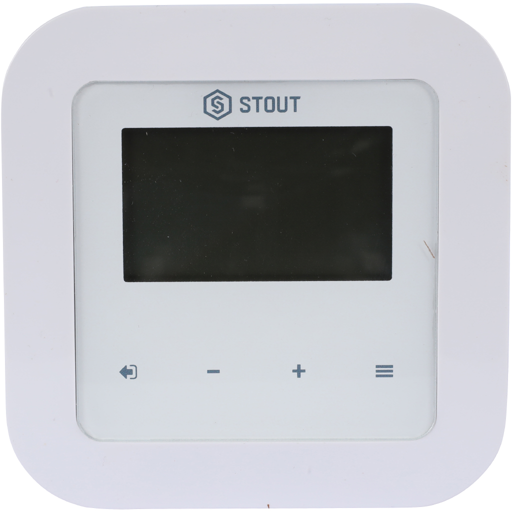 Проводной комнатный регулятор STOUT RI-1 с RS-связью, STE-0101-001007