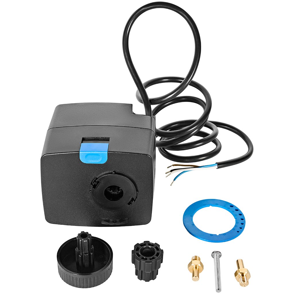 Сервопривод STOUT SVM-1005 24V,  пропорциональное управление 0(2)-10 В, 60/120сек (DIP), SVM-1005-024001