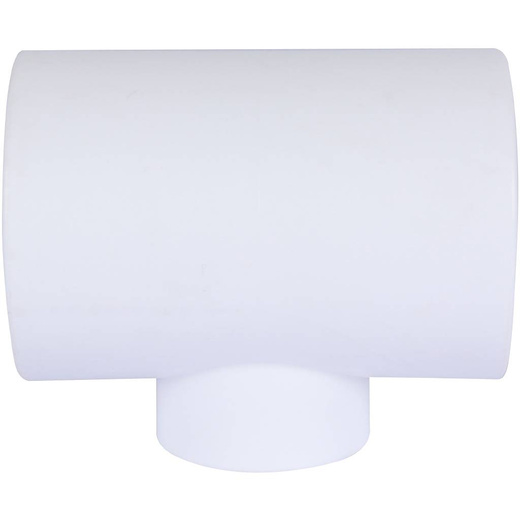 Тройник переходной Политэк 40х25х40 для полипропиленовых труб под сварку (цвет белый), 9300402540