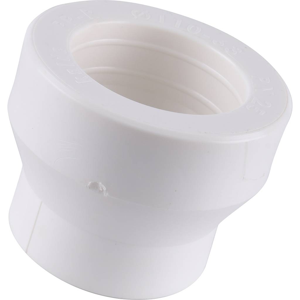 Муфта переходная Kalde 110х63 для полипропиленовых труб под сварку (цвет белый), 3212-rdc-110630