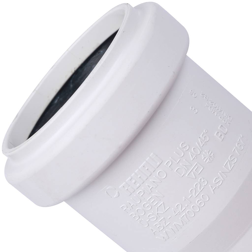 Отвод РЕХАУ RAUPIANO PLUS диам. 40 на 45°, 11230841002