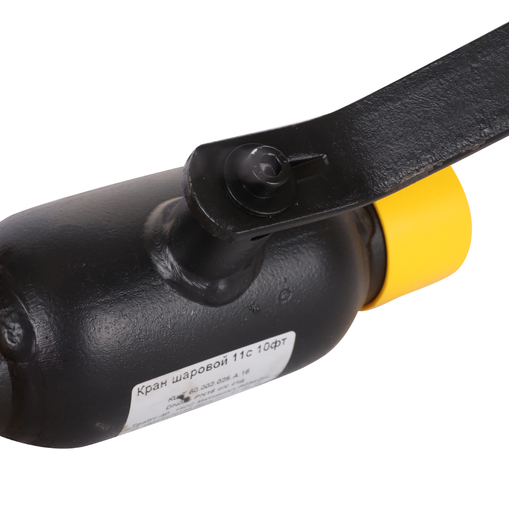 Кран шаровой стальной БРОЕН 11с10фт с/с DN 025 PN 16 для теплоснабжения