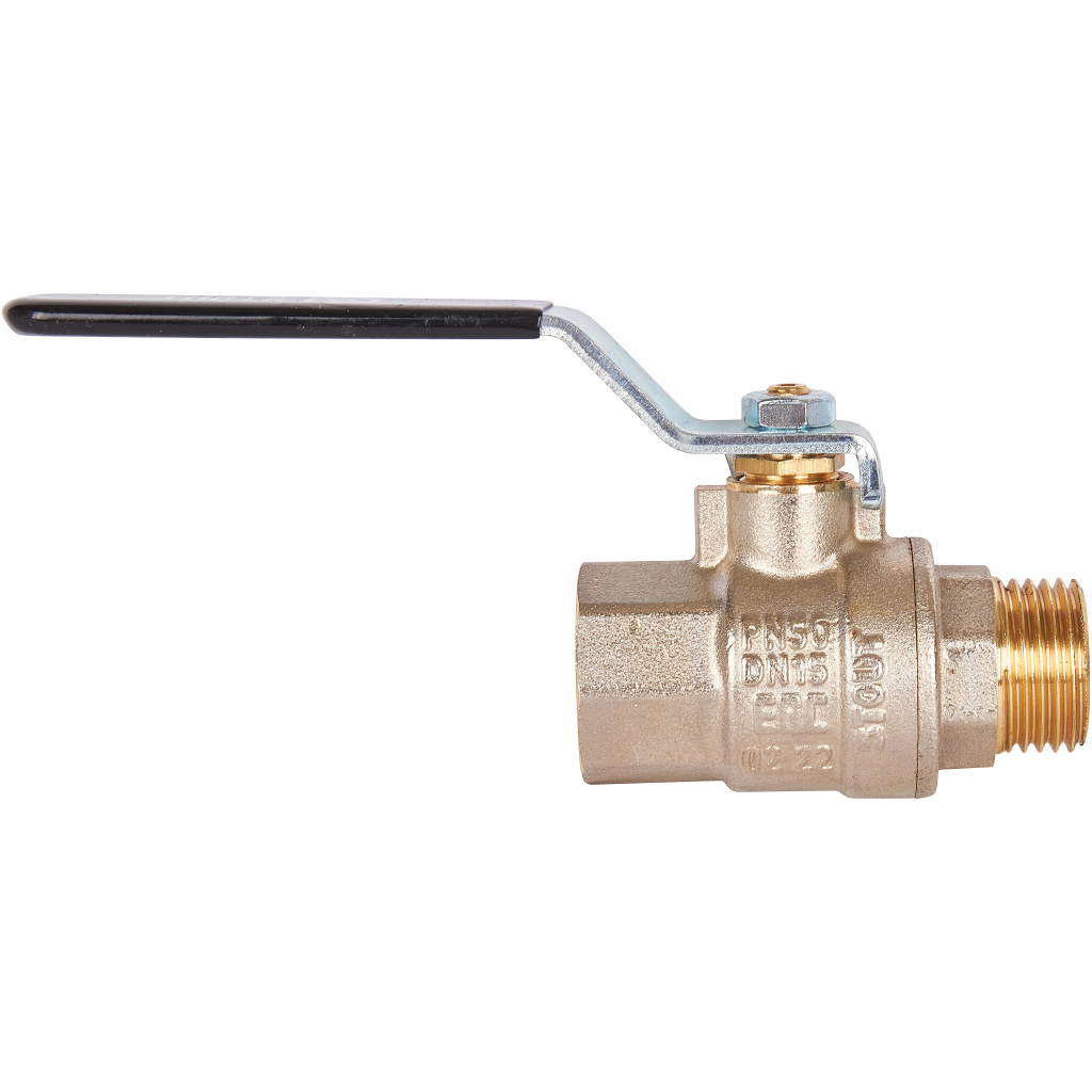 Кран шаровой STOUT полнопроходной, ВР/НР, ручка рычаг 1/2, SVB-0003-000015