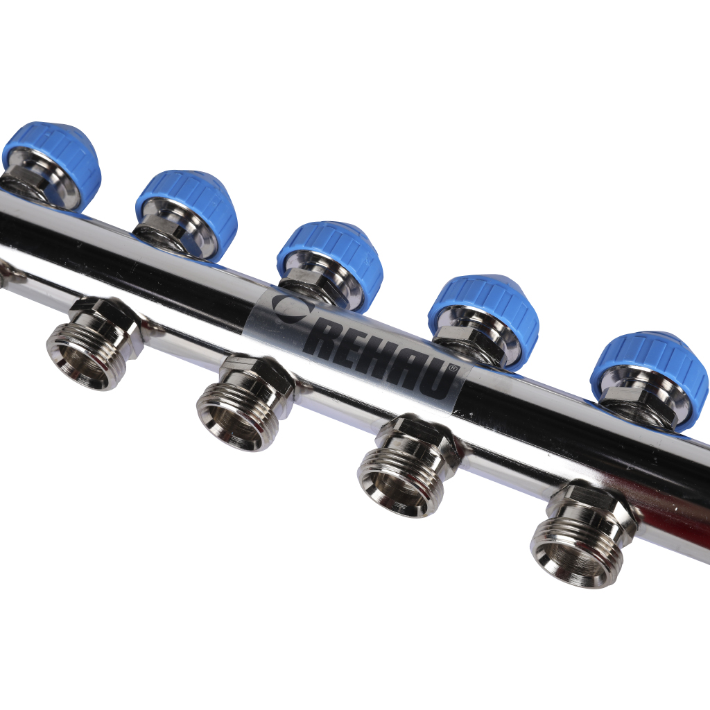 Распределительный коллектор РЕХАУ HKV на 12 контуров (нерж .сталь)