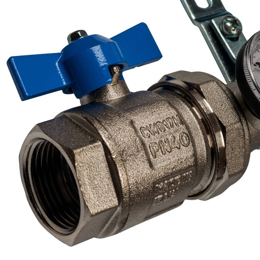 Коллектор из нержавеющей стали в сборе с расходомерами STOUT 10 выходов, SMS 0907 000010