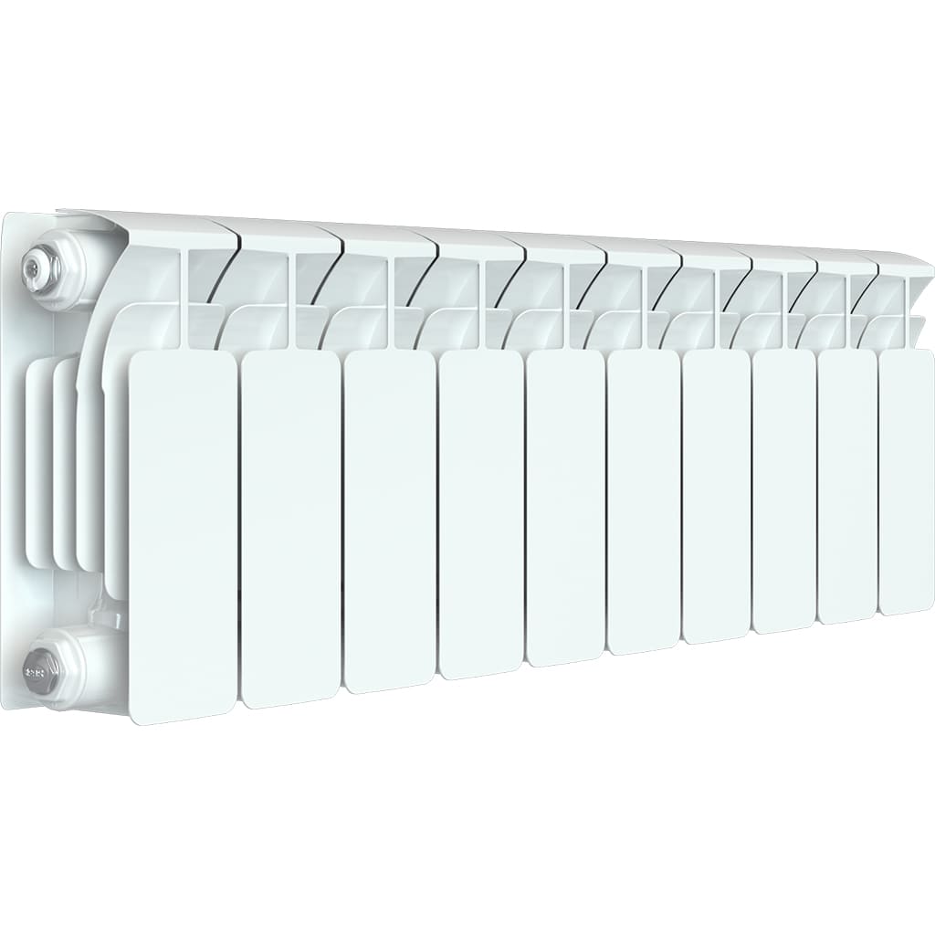 Радиатор биметаллический RIFAR BASE 200 10 секций боковое подключение (цвет RAL 7036)