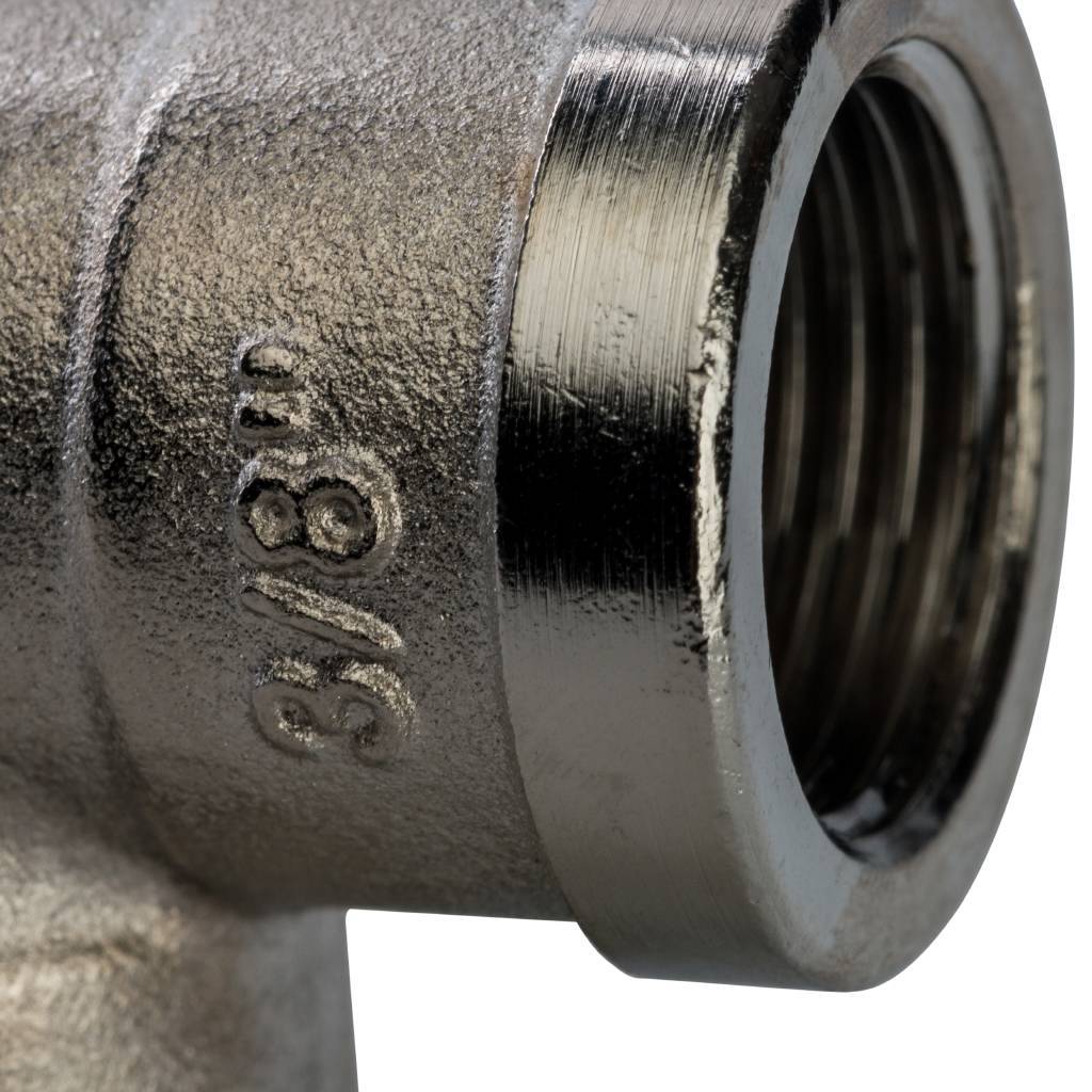 Угольник STOUT ВВ никелированный 3/8, SFT-0014-000038