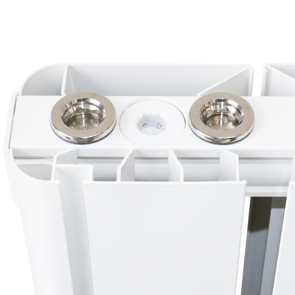 Радиатор алюминиевый Global Sebino 500 6 секции боковое подключение (белый RAL 9010), SE05001006