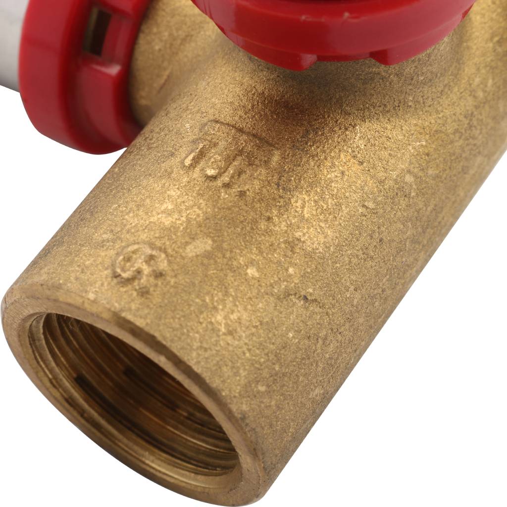 Водорозетка TIEMME 2-х пл-я 20х1/2, 1650171