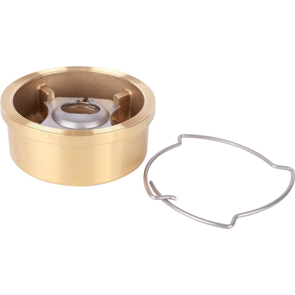 Клапан обратный осевой Tecofi Ду65 Ру16 межфланцевый из латуни, CA7441-0065