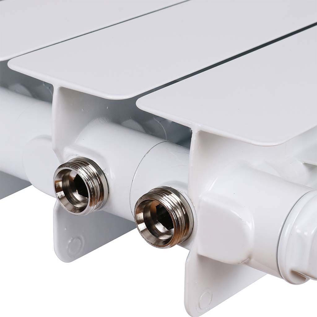 Радиатор биметаллический RIFAR BASE VENTIL 350 BVR 11 секций нижнее правое подключение (белый RAL 9016), 1RB35.VR-11