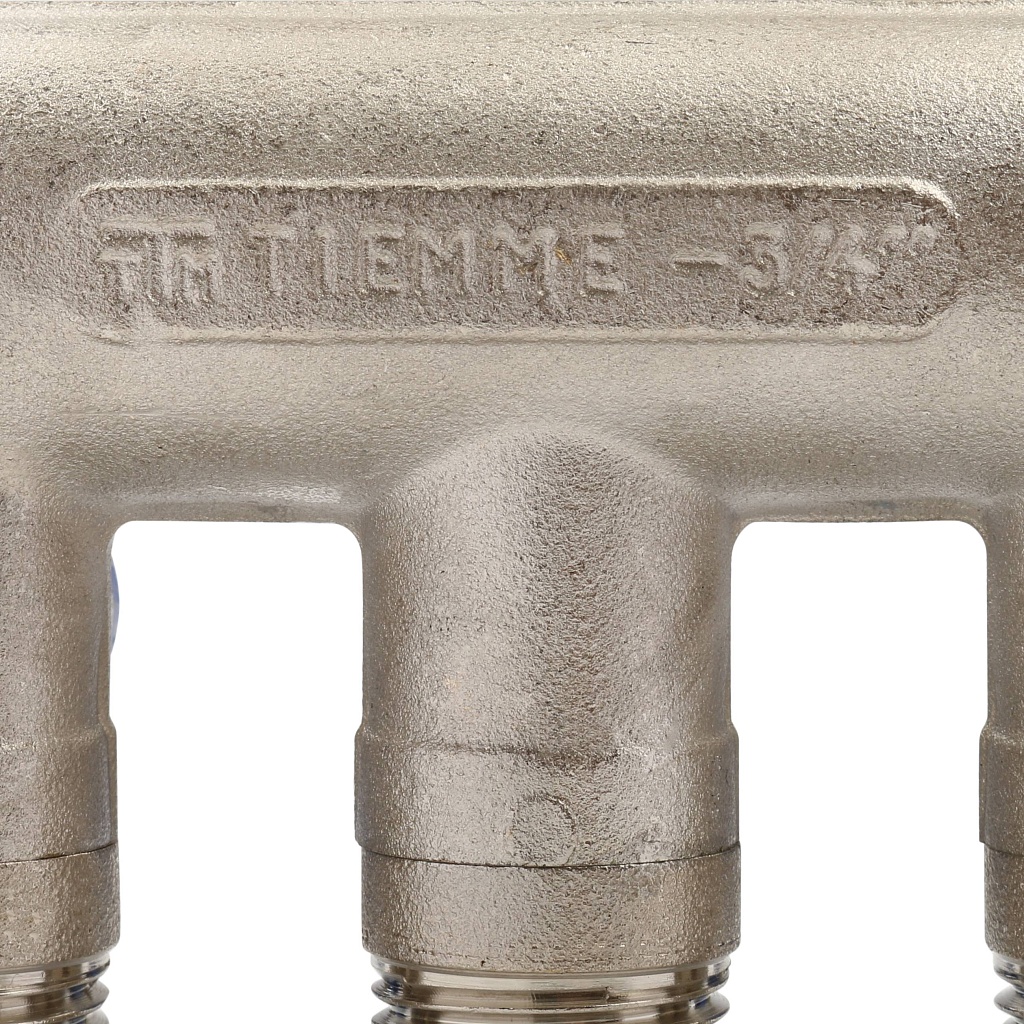 Коллектор TIEMME (1/2)х3/4 с кран. на 3 выхода