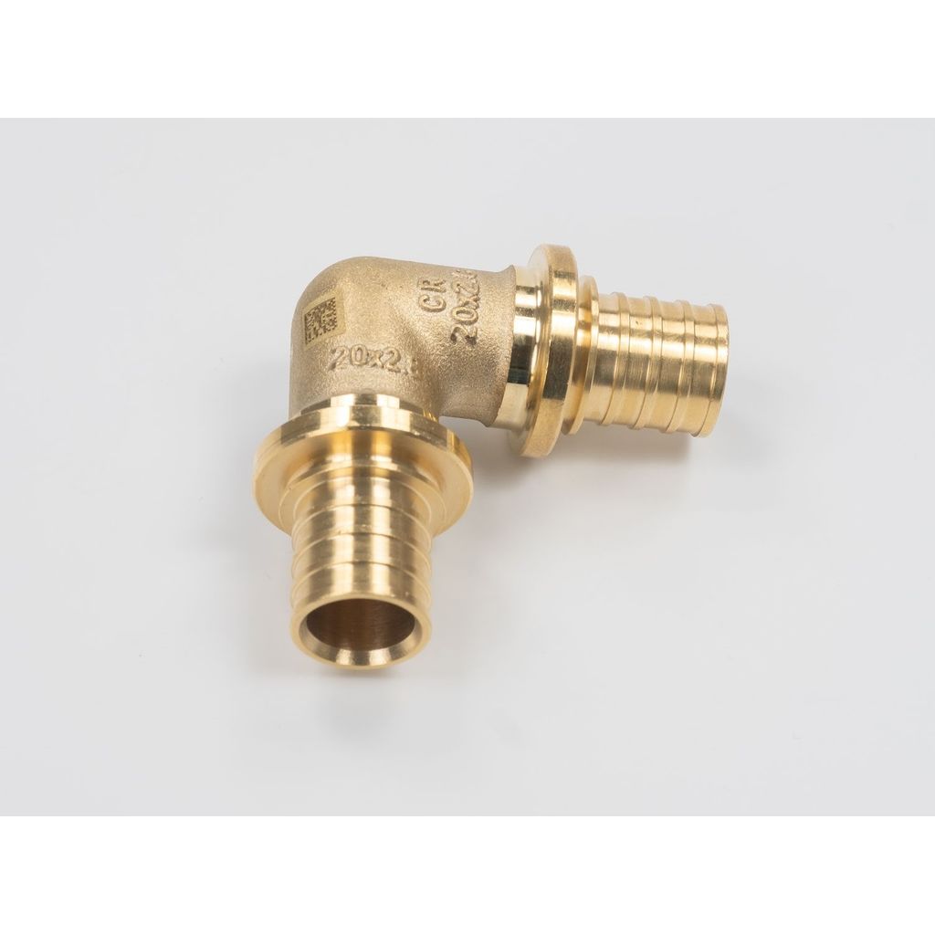 Угольник РЕХАУ 90°, 20 MX для труб из сшитого полиэтилена аксиальный