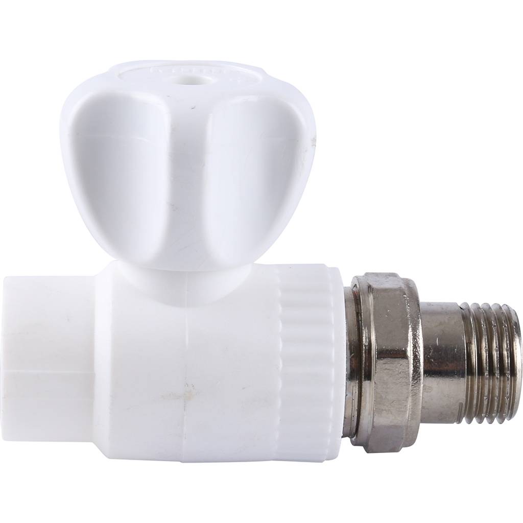 Кран шаровой разборный Kalde прямой с накидной гайкой 20х1/2, 3242-vlr-200b00