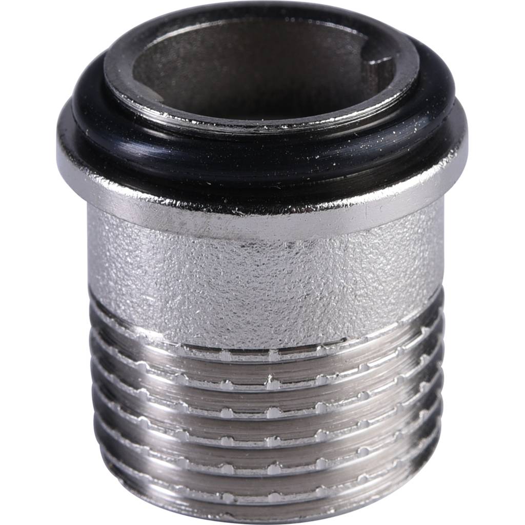 Кран шаровой для радиатора Политэк 20х1/2 угловой для полипропиленовых труб под сварку (цвет белый)