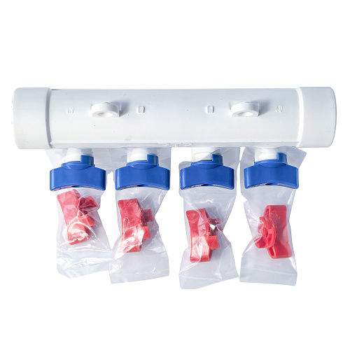 Коллектор с шаровым краном универсальный PPR 32х20/4, RTP