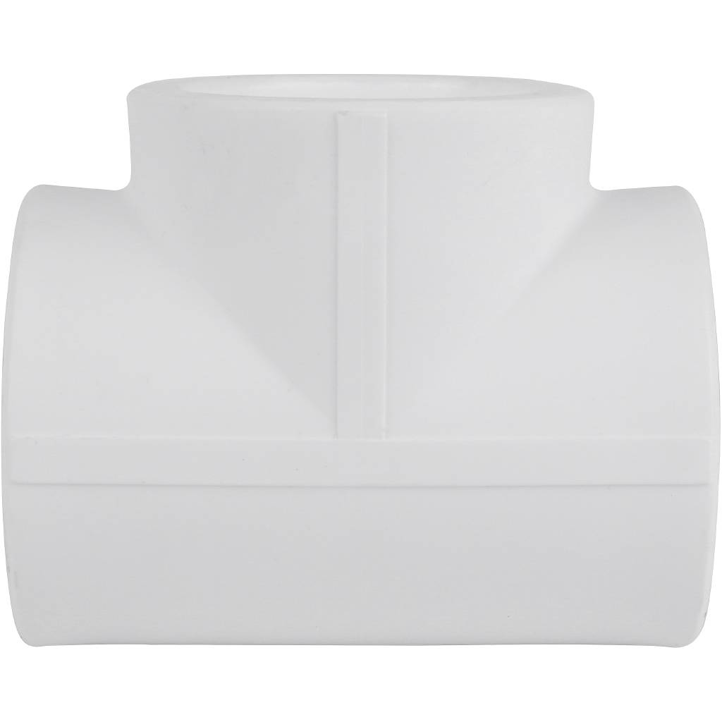 Тройник Kalde d=63 для полипропиленовых труб под сварку (цвет белый)