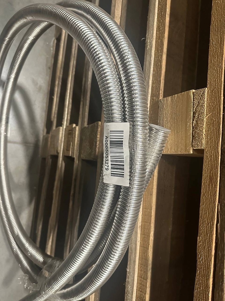 Уцененный товар (отрезок): Труба гофрированная из нерж. Стали SS304 Stahlmann 20A, отожженная в оболочке желтая, SP3042002030