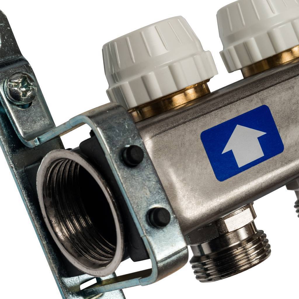 Коллектор из нержавеющей стали без расходомеров STOUT 10 выходов, SMS 0922 000010