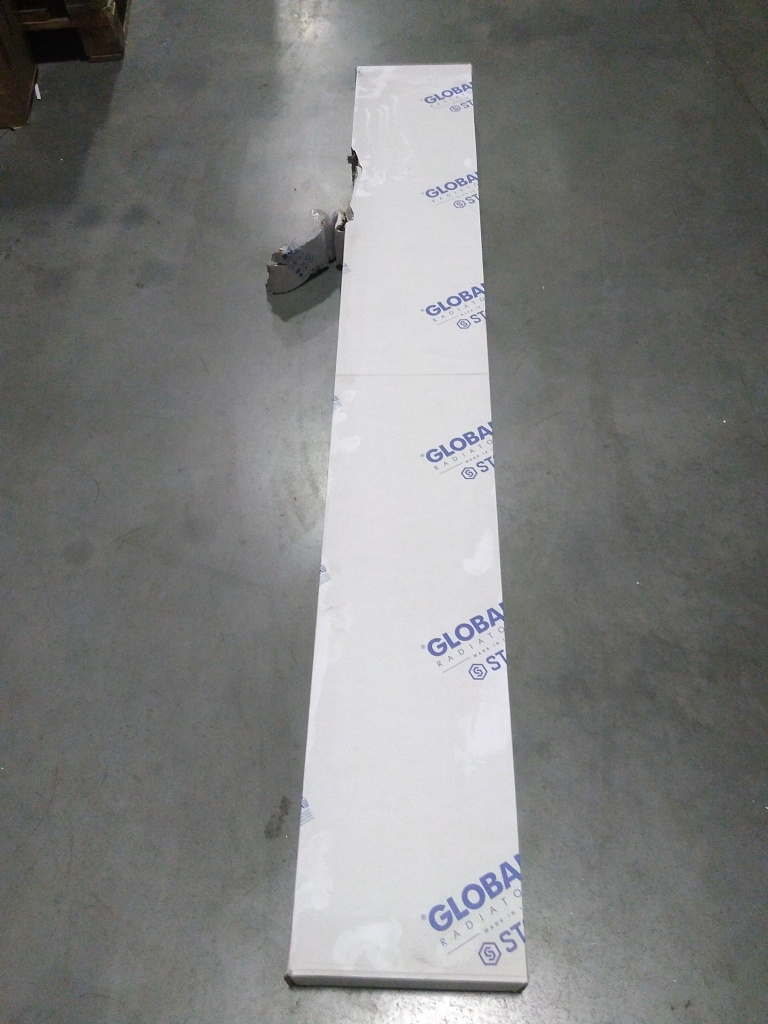 Уцененный товар (нарушена упаковка): Радиатор алюминиевый STOUT Oscar 1800 3 секции боковое подключение (белый ), SRA-0110-180003