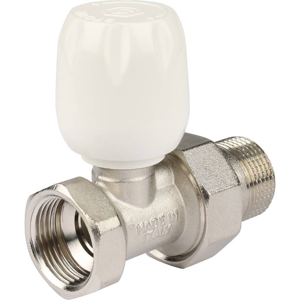 Клапан ручной терморегулирующий STOUT SVRs с неподъемным шпинделем, прямой 3/4, SVRs-1172-000020