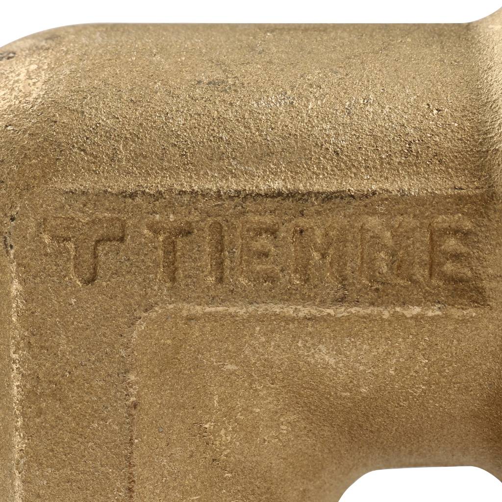 Угольник TIEMME НВ с упором 1х1 для стальных труб резьбовой, 1500033