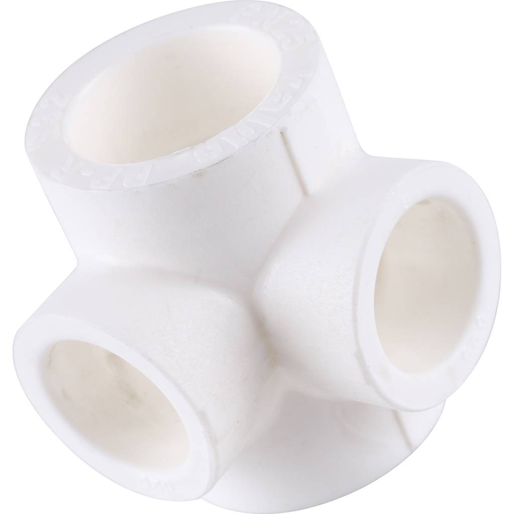 Крестовина переходная Kalde 32*25 для полипропиленовых труб под сварку (цвет белый)