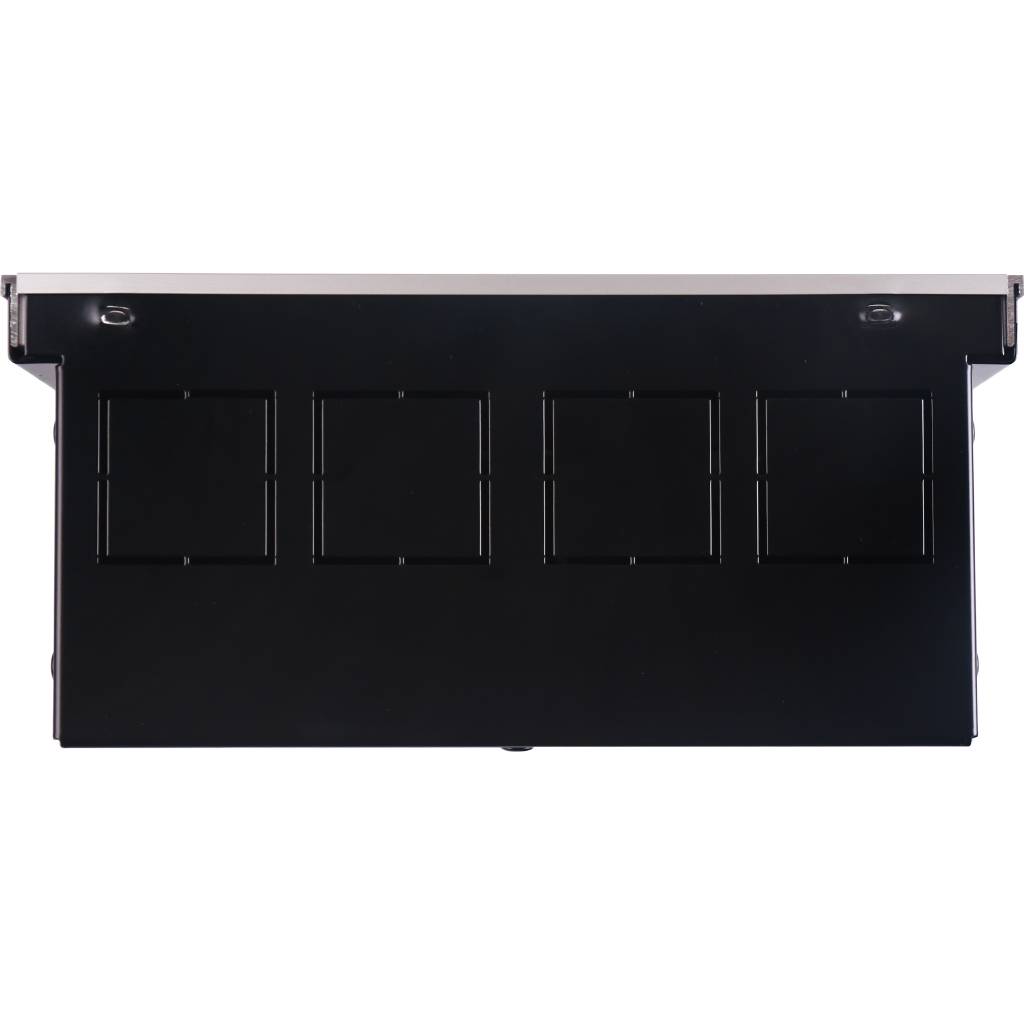 Внутрипольный конвектор STOUT SCN-1100 80х300х2000 (Решётка роликовая) правое подключение, SCN-1100-0830200