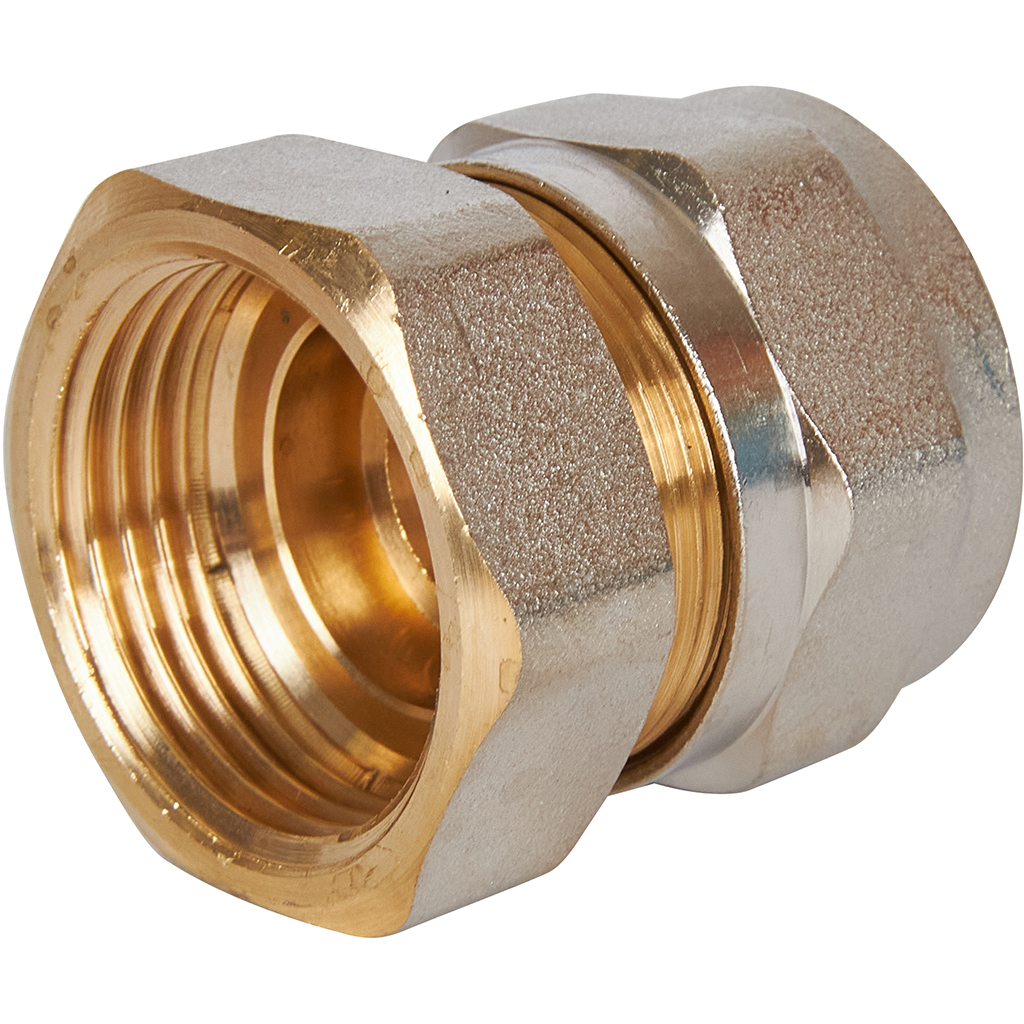 Переходник STOUT с внутренней резьбой 1 х26 для металлопластиковых труб винтовой, SFS-0002-000126