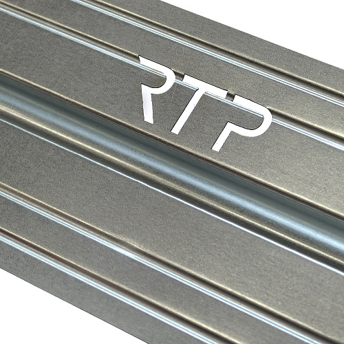 Пластина теплораспределительная прямая оцинкованная сталь 16 мм 125х1000, RTP