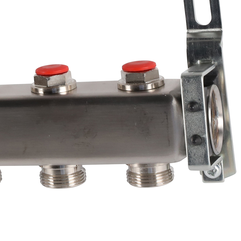 Коллектор из нержавеющей стали без расходомеров ROMMER 12 выходов, RMS-3200-000012