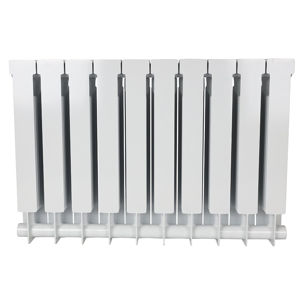 Радиатор биметаллический STOUT ALPHA 500 10 секций боковое подключение (белый RAL 9016)