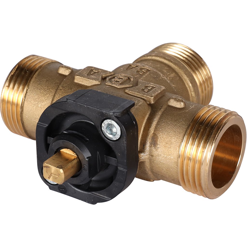 Трехходовой зональный клапан STOUT SVM-0170 с сервоприводом 230V и кабелем 1м НР 1, SVM-0170-300125