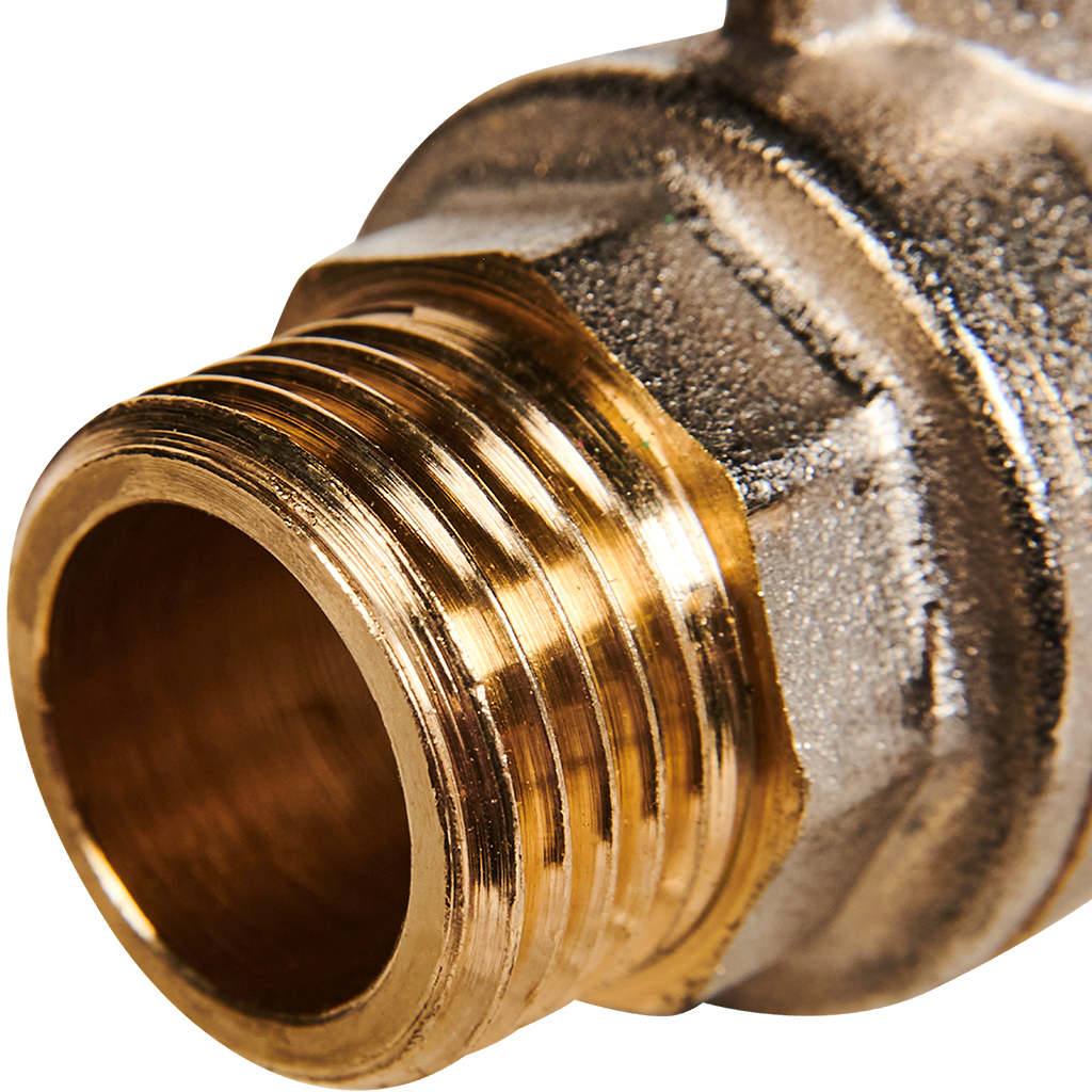 Кран шаровой полнопроходной STOUT НР/НР ручка бабочка 1/2