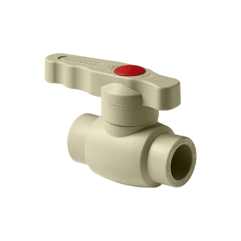 Шаровой кран полнопроходной Pro Aqua d=20 PP-R Ultra Серый, PA40008G