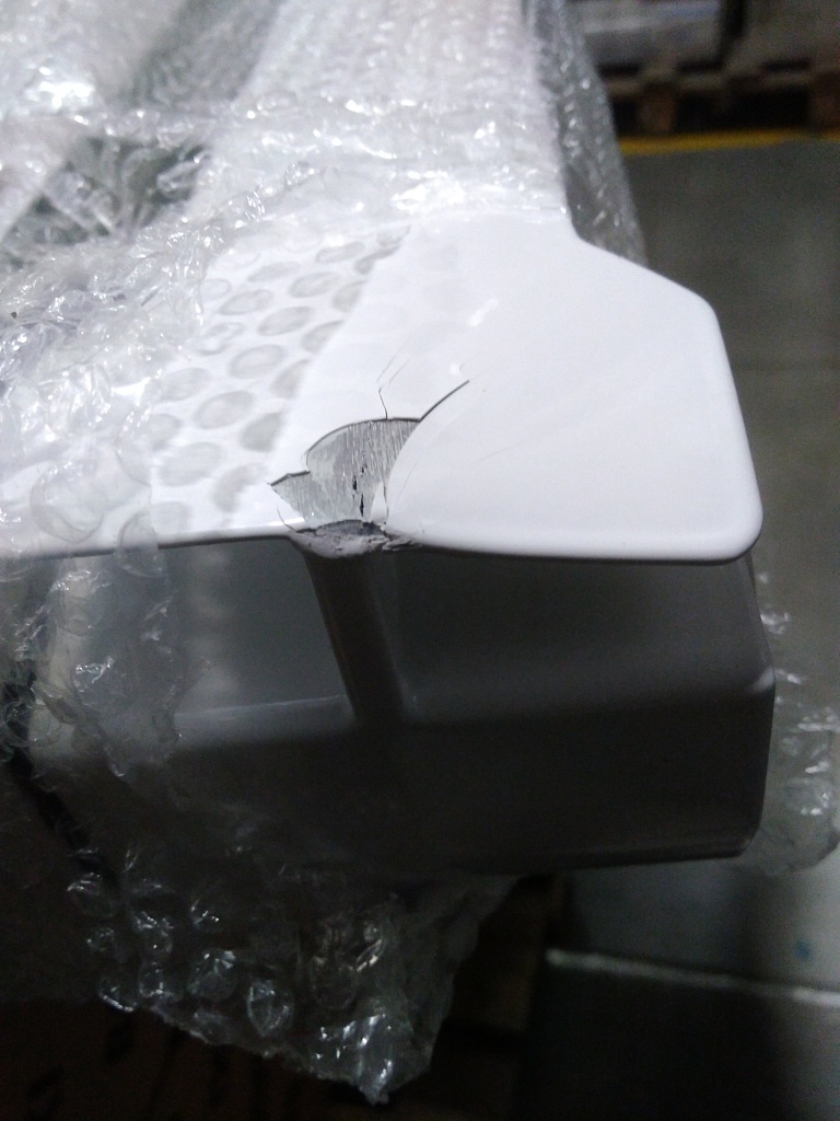 Уцененный товар (трещины на ламелях): Радиатор алюминиевый ROMMER Profi 500 10 секции (AL500-80-80-100) (RAL9016), RAL-1210-050010