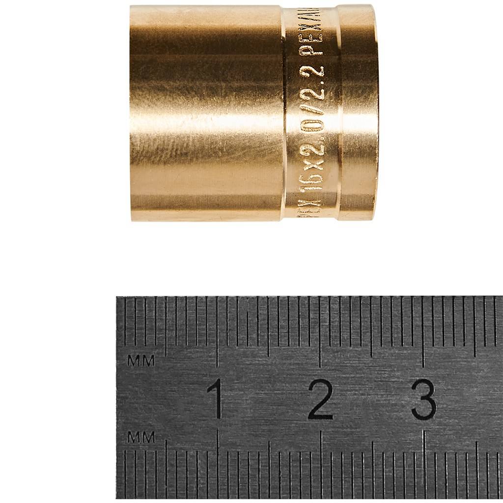 Монтажная гильза ROMMER 16 для труб из сшитого полиэтилена аксиальный, RFA-0020-000016