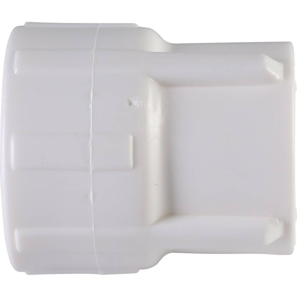 Муфта комбинированная Политэк 20х1/2 внутр. резьба для полипропиленовых труб под сварку (цвет белый), 9100002012