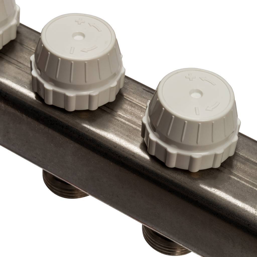 Коллектор из нержавеющей стали без расходомеров STOUT 12 выходов, SMS 0922 000012