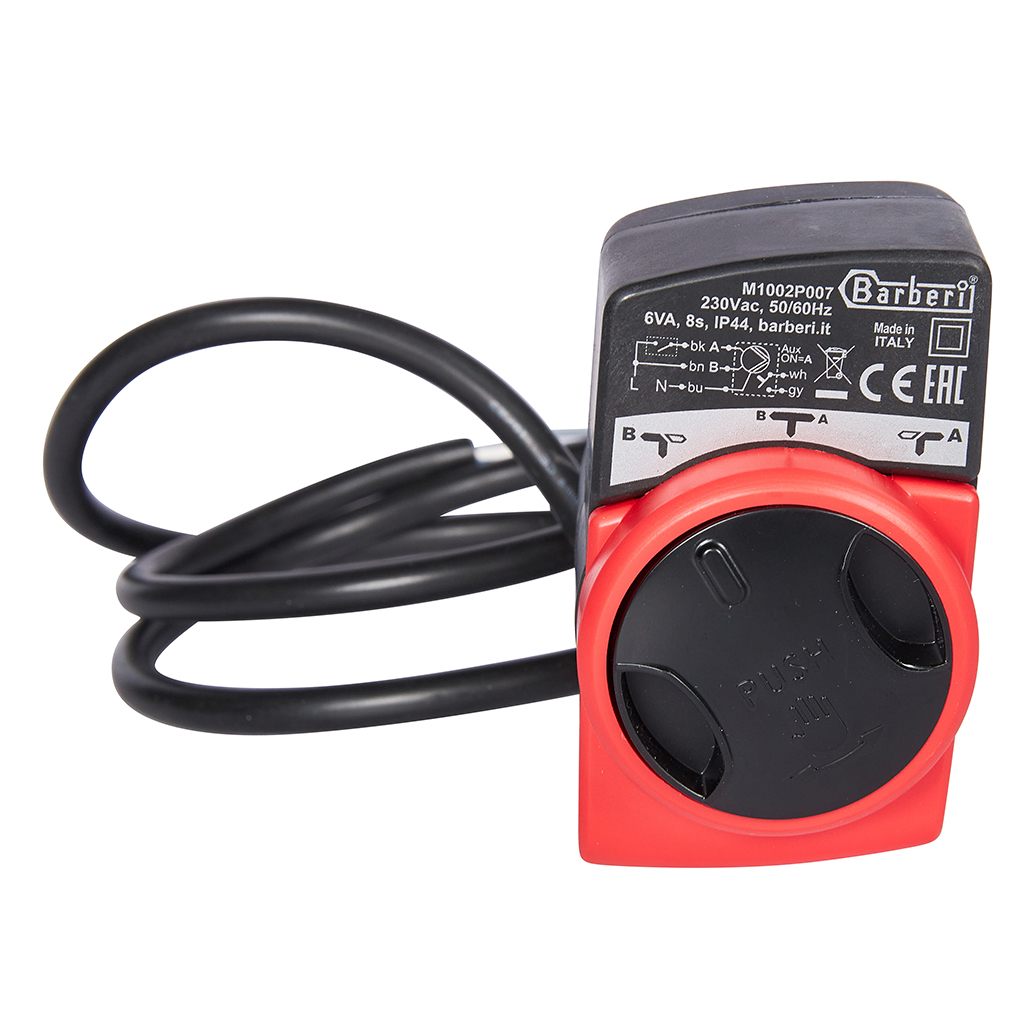 3-Ходовой зональный клапан, сервопривод 230V STOUT с кабелем 1м,, НР 3/4, SVM-0170-300020