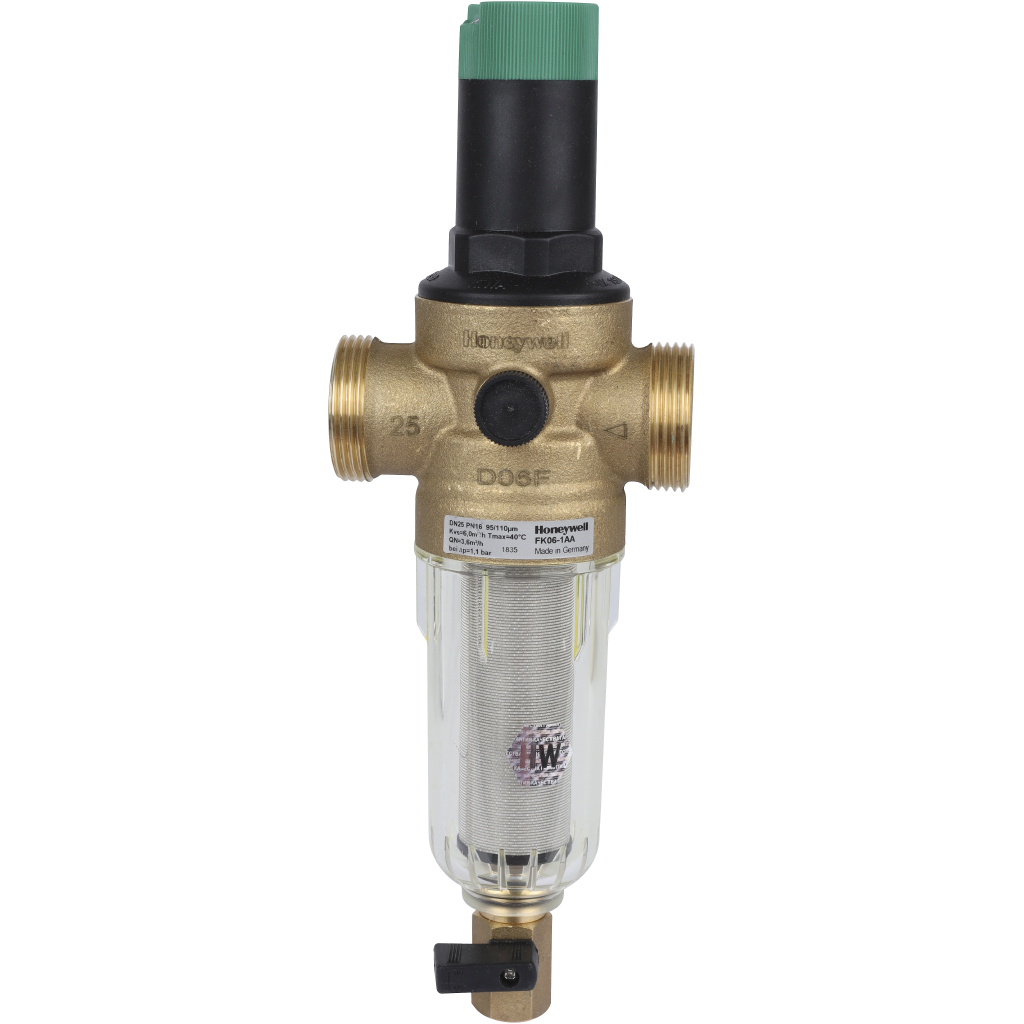 Honeywell (Resideo Braukmann) FK06-1 AAМ фильтр 100мк с редуктором давления, FK06-1AAM