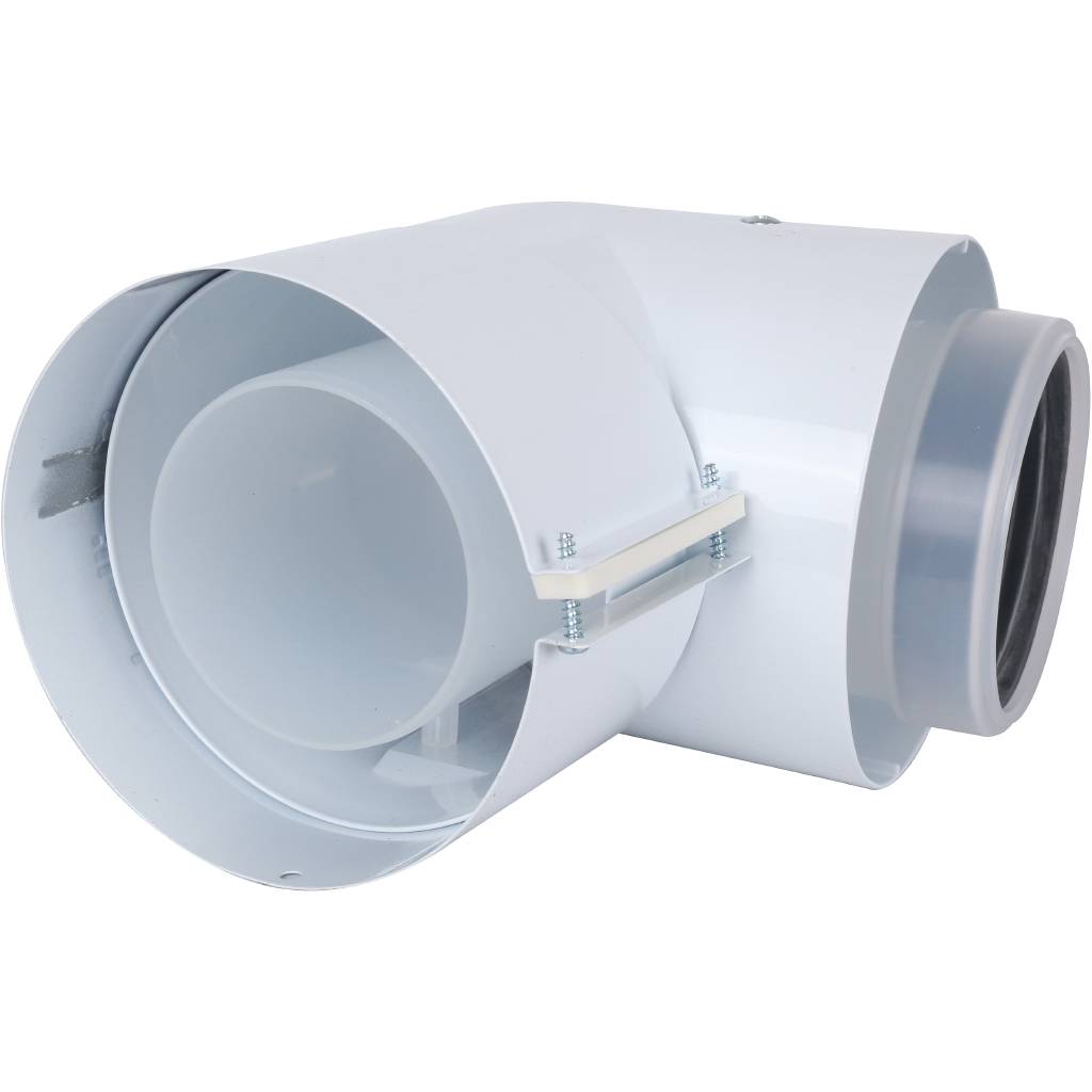 Отвод Vaillant для труб 80/125 мм. 87° РР