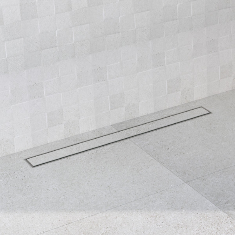 Душевой лоток BETTOSERB BETTO DRAIN Premium Line 750 Хром матовый/полая под плитку, рамка хром