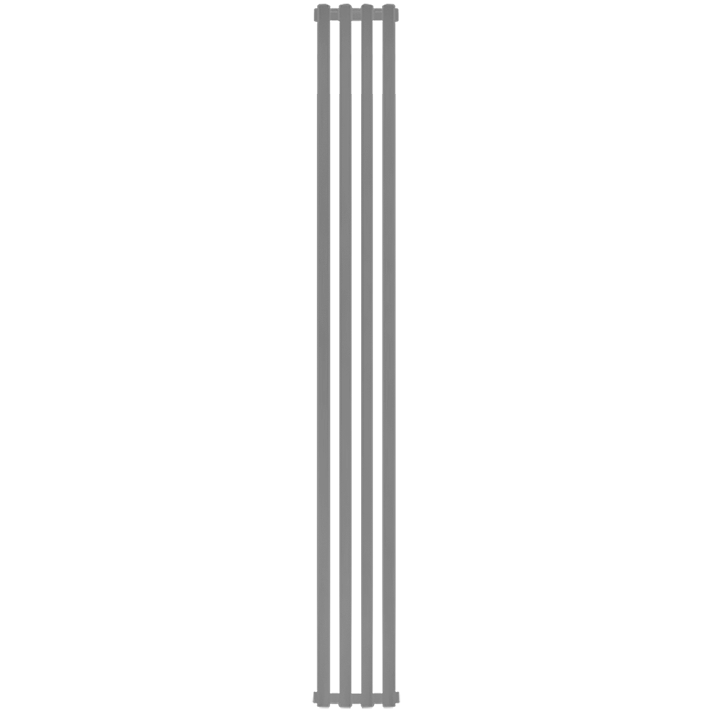 Радиатор алюминиевый STOUT Tonale 1800 4 секции универсальное подключение (серый), SRA-2120-18000804