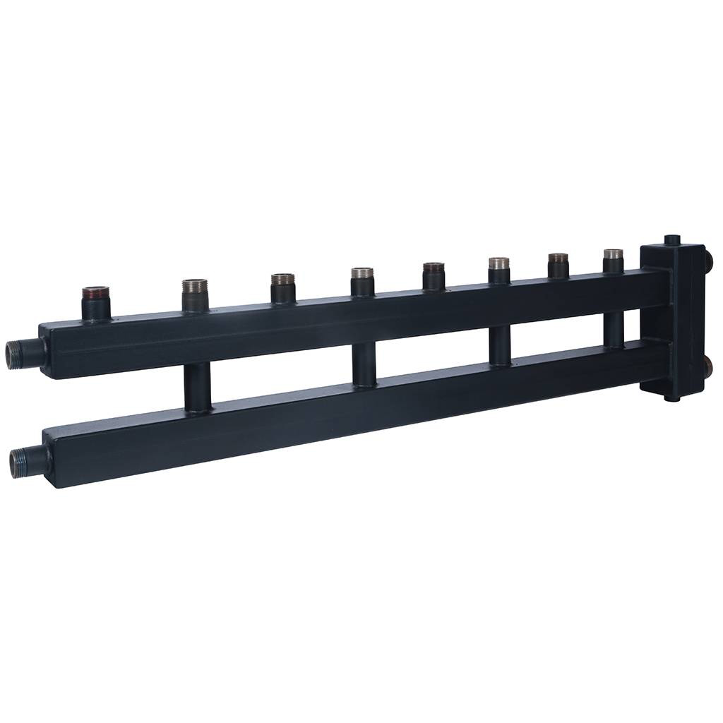 Коллектор (дублер рядный) ROMMER с гидроразделителем на 4+1 контура RDG-0018-014045